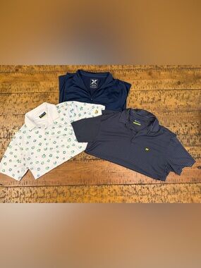 Men’s Golfing Shirt Bundle all Size M